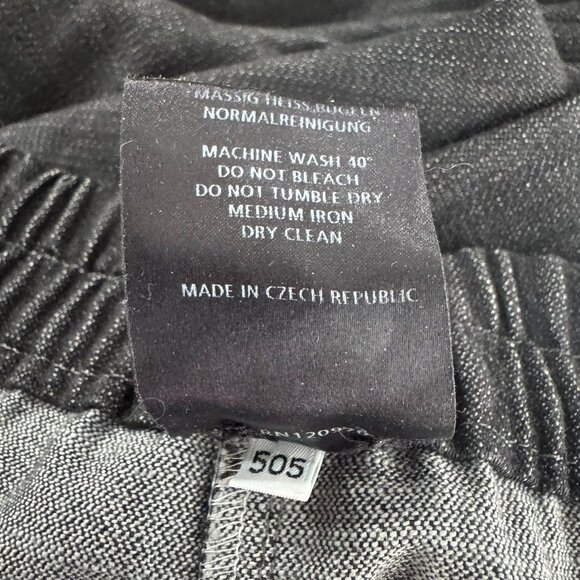 Oska Barrel Leg Jeans Womens Size 4 Black Cotton‎ Polyester PT-2475 - Picture 10 of 10